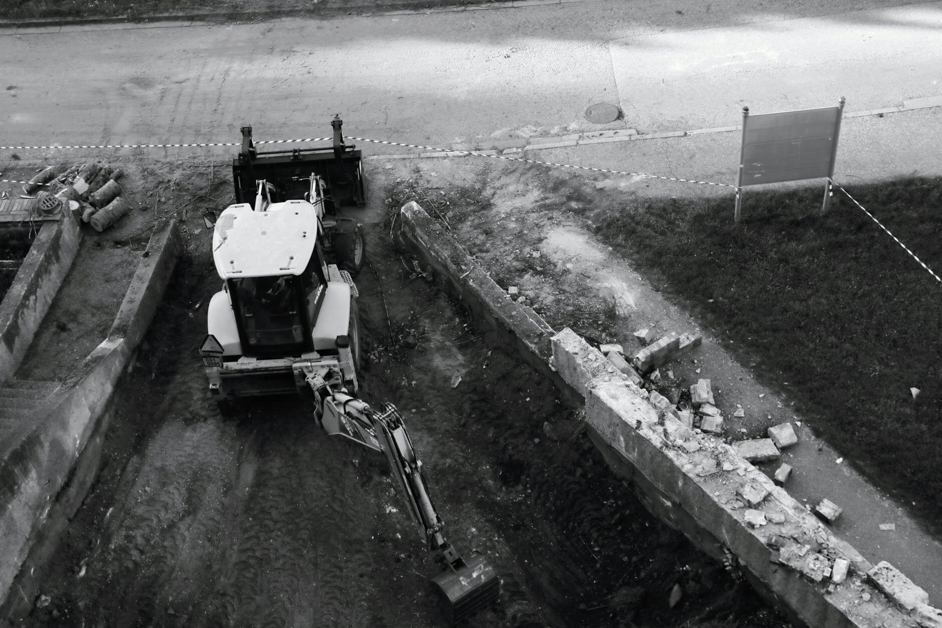 demolition and construction